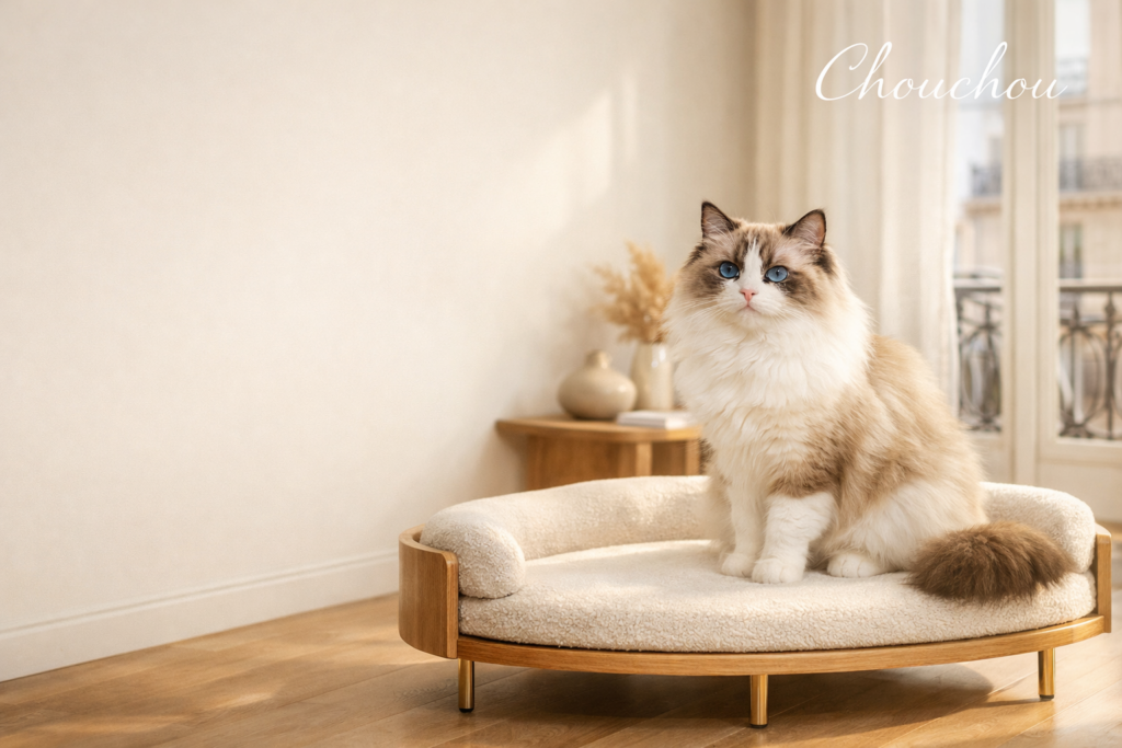 panier pour chat ergonomique confort premium pour ragdoll et grands chats chouchou pet boutique